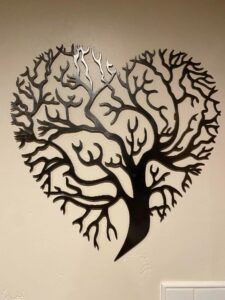Customer's Heart Shaped Tree