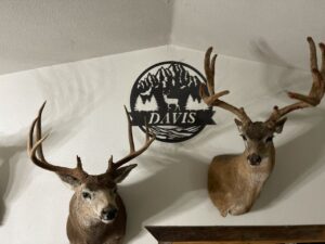 Deer Monogram Customer Display