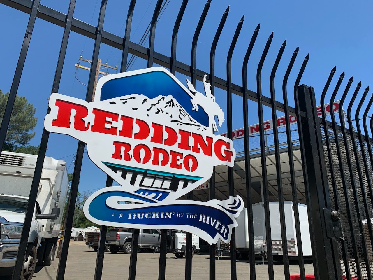 Redding Rodeo Custom Sign