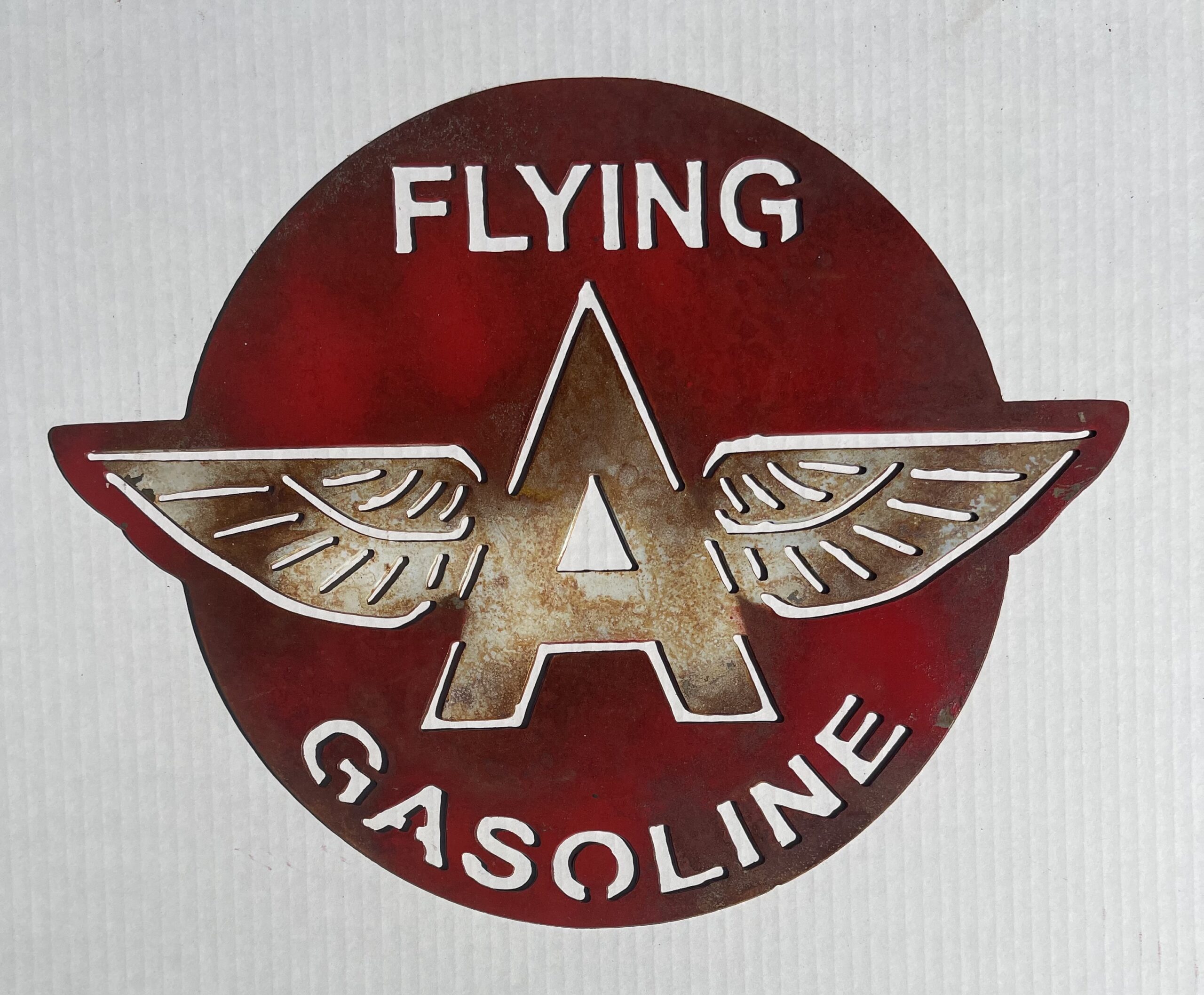 Flying A Gas – red/rust