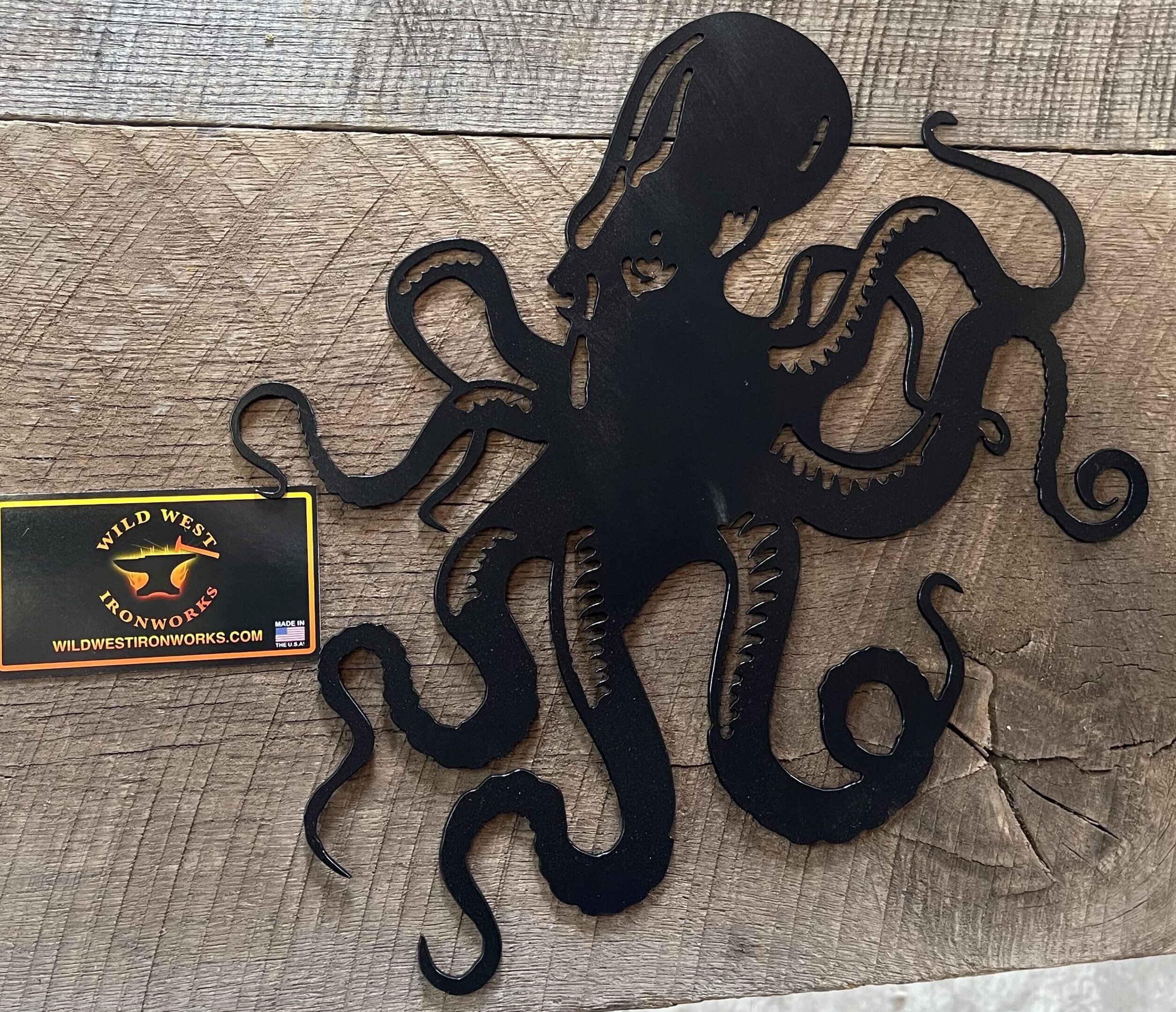 Octopus – small, painted