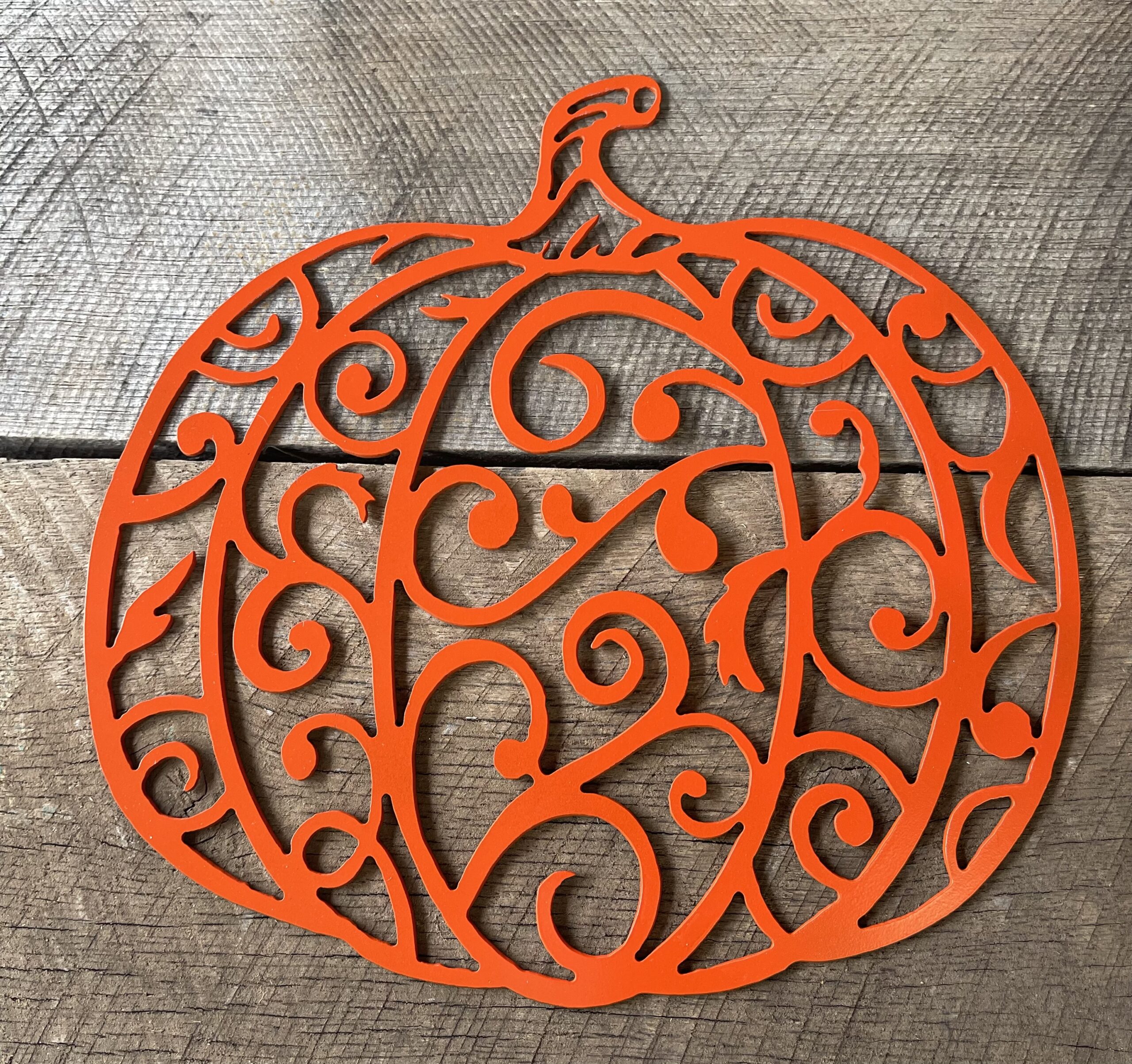 Pumpkin – painted, orange