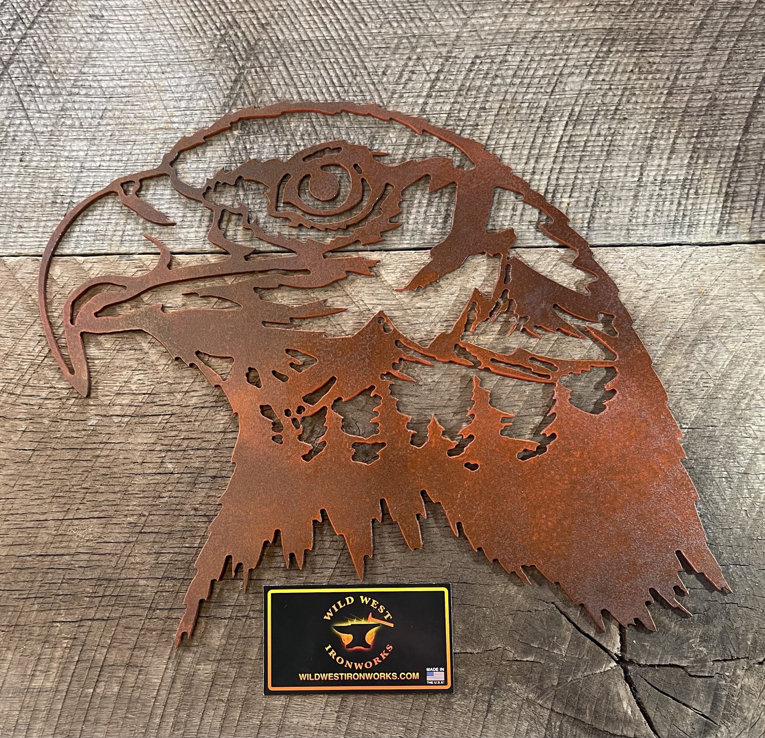 Eagle Head in Mountains – small, rusty