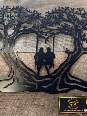 Couple in Tree Swing