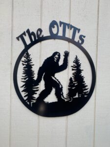 Big Foot Custom Sign